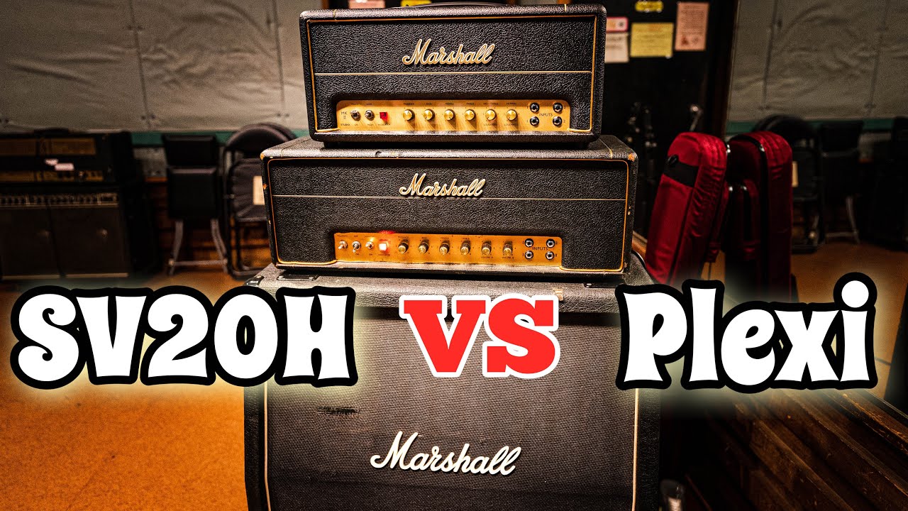 【マーシャル】SV20Hとプレキシマーシャルを弾き比べてみた・Studio Vintage / Marshall JMP50 1987 / Pre-CBS Fender Stratocaster