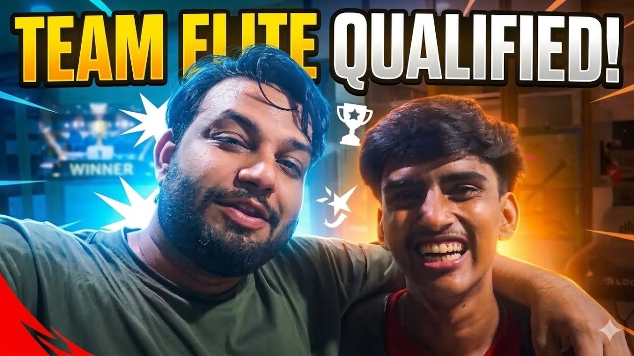 Team Elite Qualified For FFMIC Aur Team Soul Qualified For Lan #s8ul #vlog #funny 