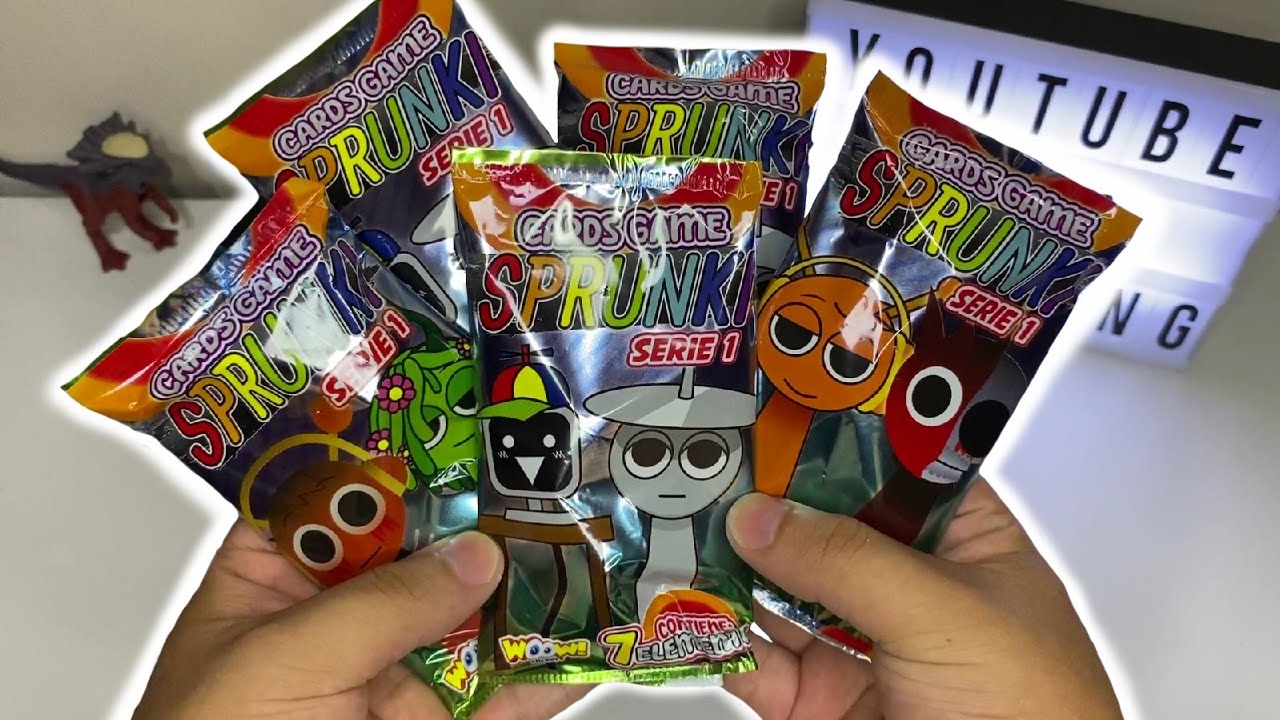 Cartas de Sprunki de Woow Stickers Unboxing Sobres Sorpresa