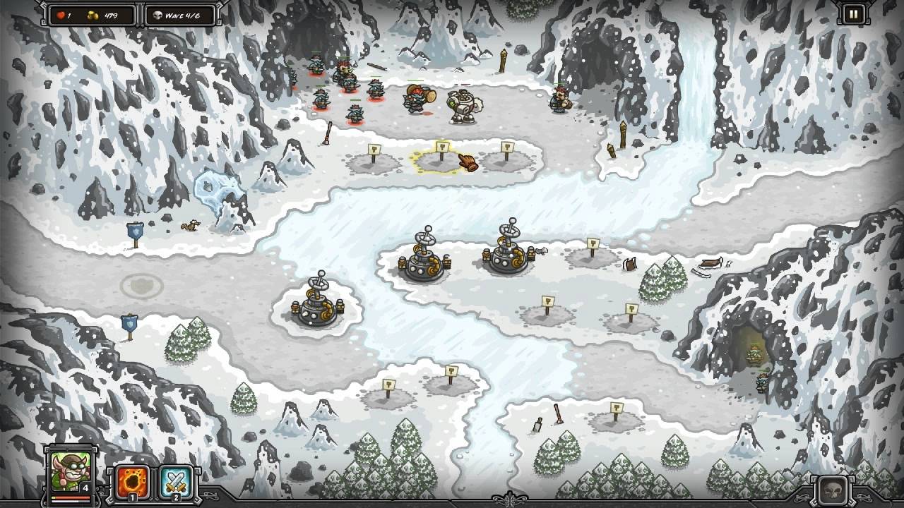Kingdom Rush - Glacial Heights - Heroic Challenge