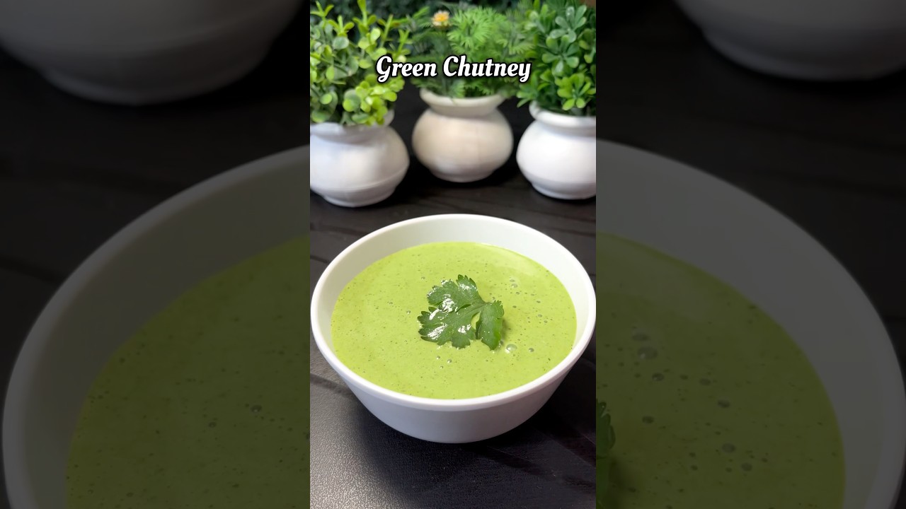 Green chutney for paneer tikka | Paneer tikka chutney recipe