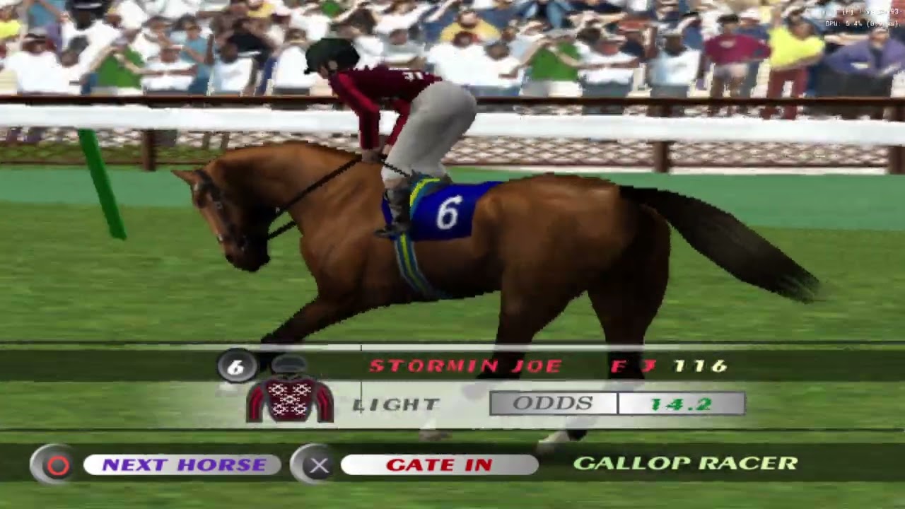 Gallop Racer 2001 Continental cup ギャロップレーサー 5 Horse Racing Gameplay