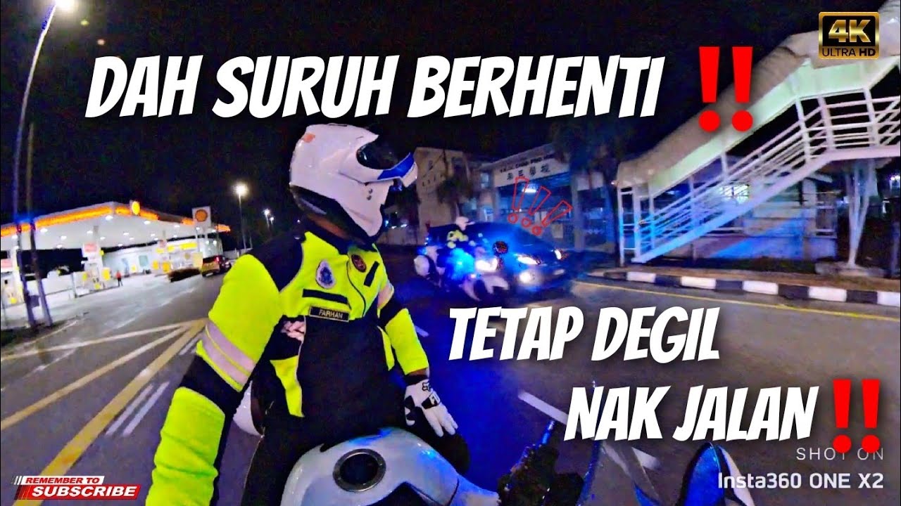 DAH SURUH BERHENTI, TETAP DEGIL NAK JALAN ‼️