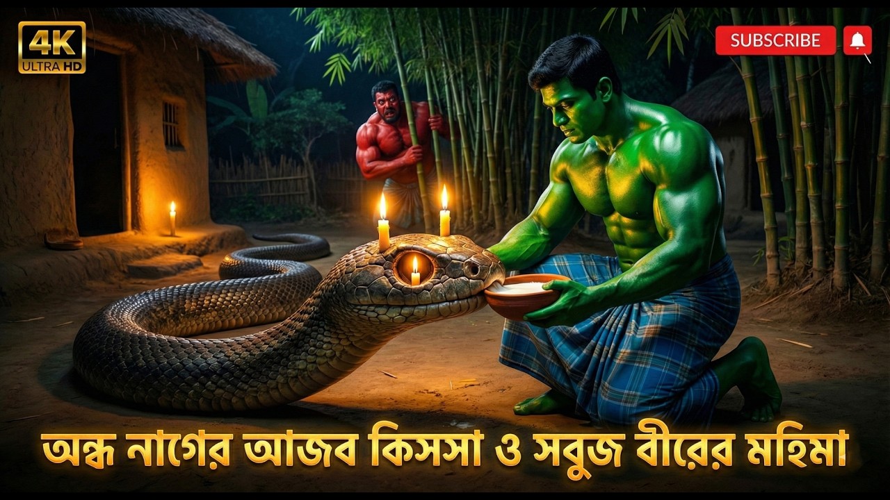 অন্ধ নাগের আজব কিসসা ও হাল্কের মহিমা! (Hulk vs Blind Naga) #hulk  #banglaanimation #action2026