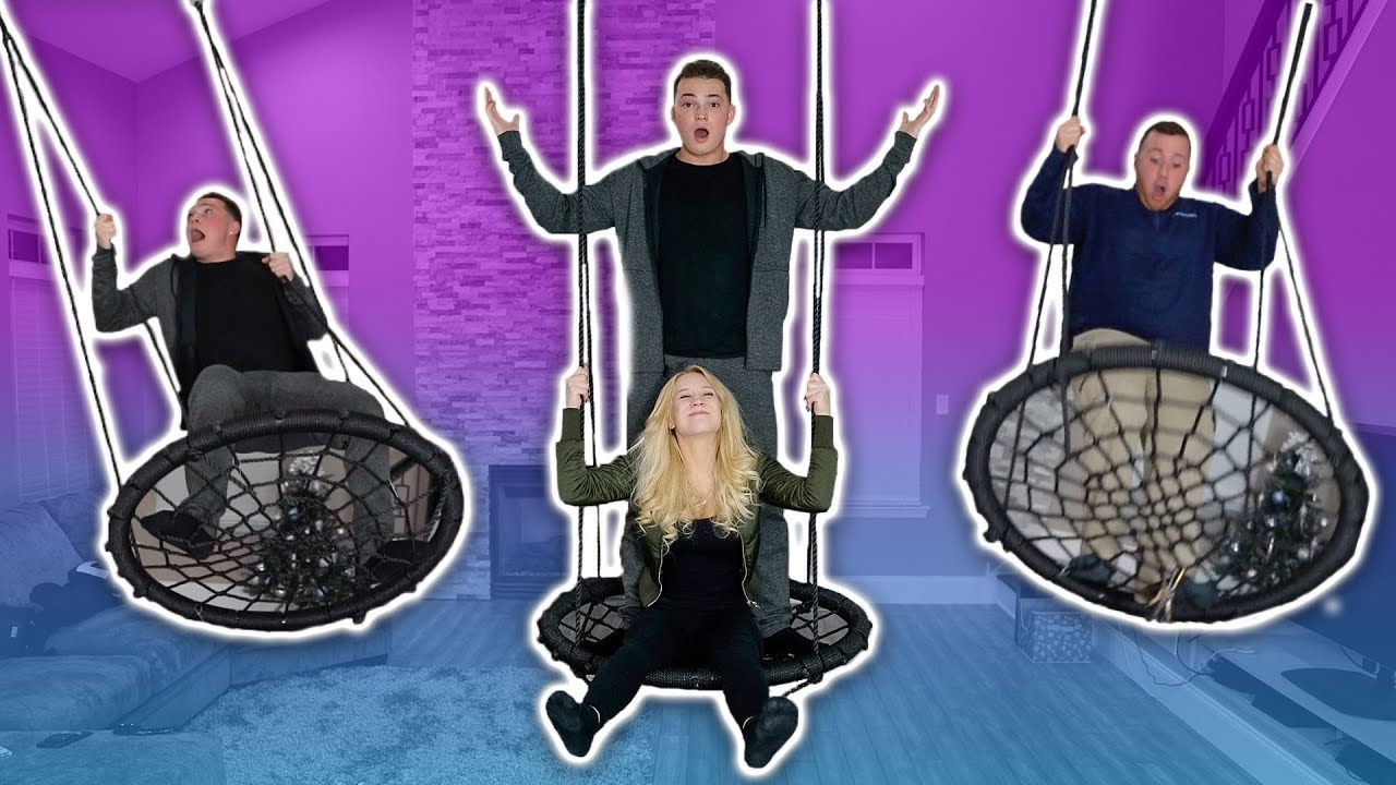 CRAZY SWING INSIDE MY NEW HOUSE!