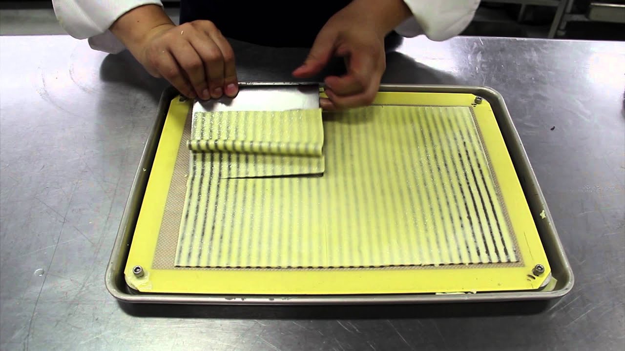 Modernist Cuisine - Striped Mushroom Omelet