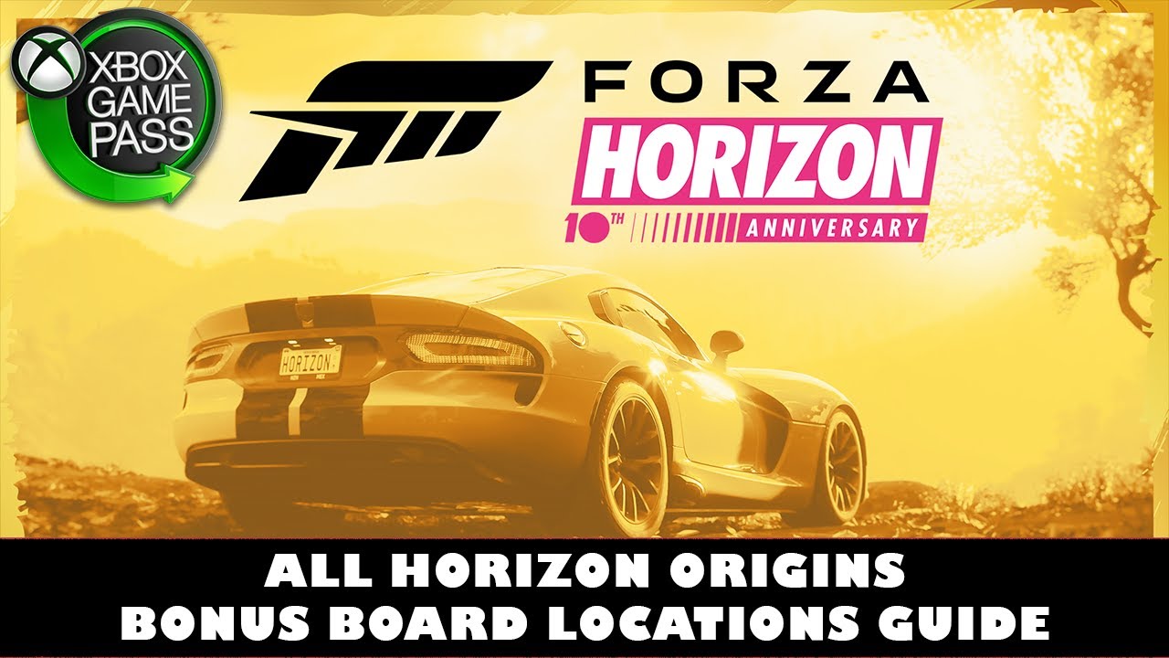 Forza Horizon 5 | All Horizon Origins Bonus Boards | Smash Happy Achievement Guide