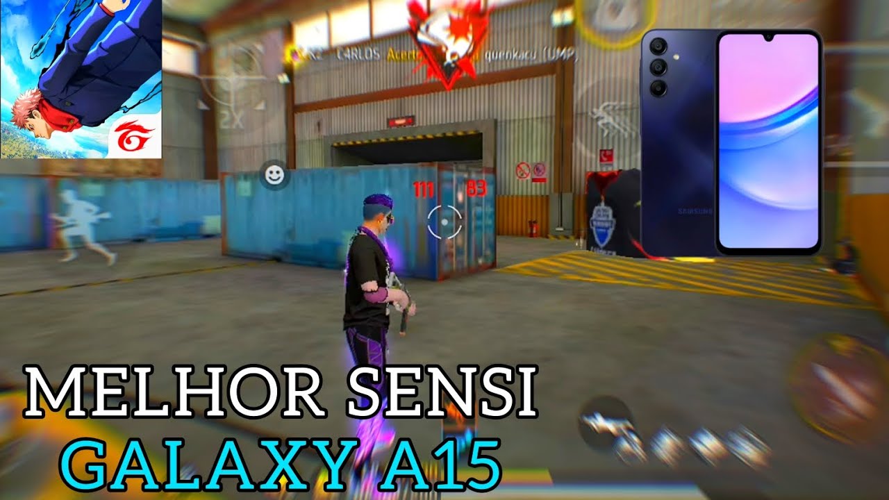 MELHOR SENSI + DPI GALAXY A15 NOVA ATUALIZAÇÃO FREE FIRE 2026