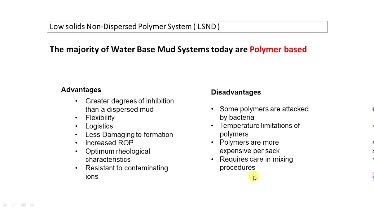 13.Types of mud , KCL Polymer mud, PHPA mud