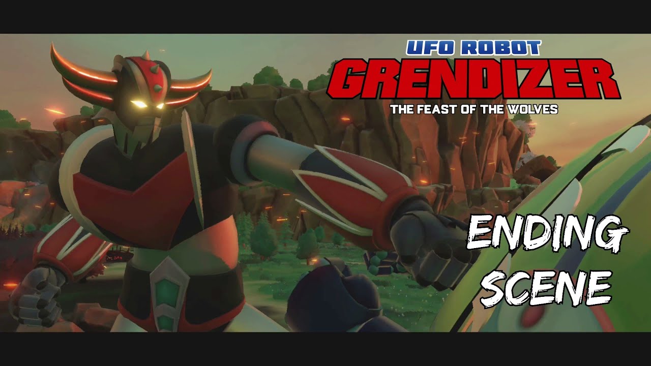 Ending Scene + Credits -  UFO ROBOT GRENDIZER – The Feast of the Wolves (English Voice)
