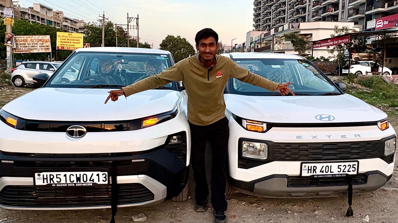 Tata Punch Facelift 2026 против Hyundai Exter &mdash; какой автомобиль лучше? 🤔