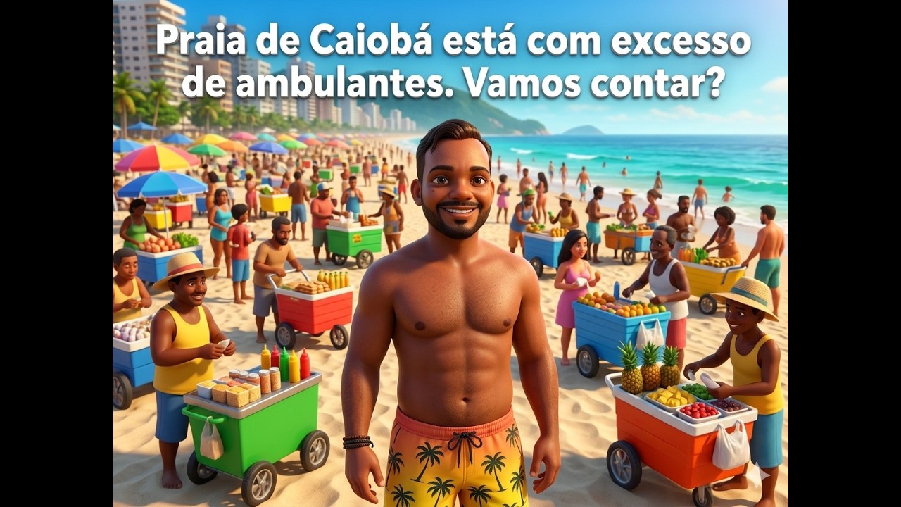 PRAIA DE CAIOBA ESTA COM Excesso DE VENDEDORES AMBULANTES VC CONCORDA ?(2026)
