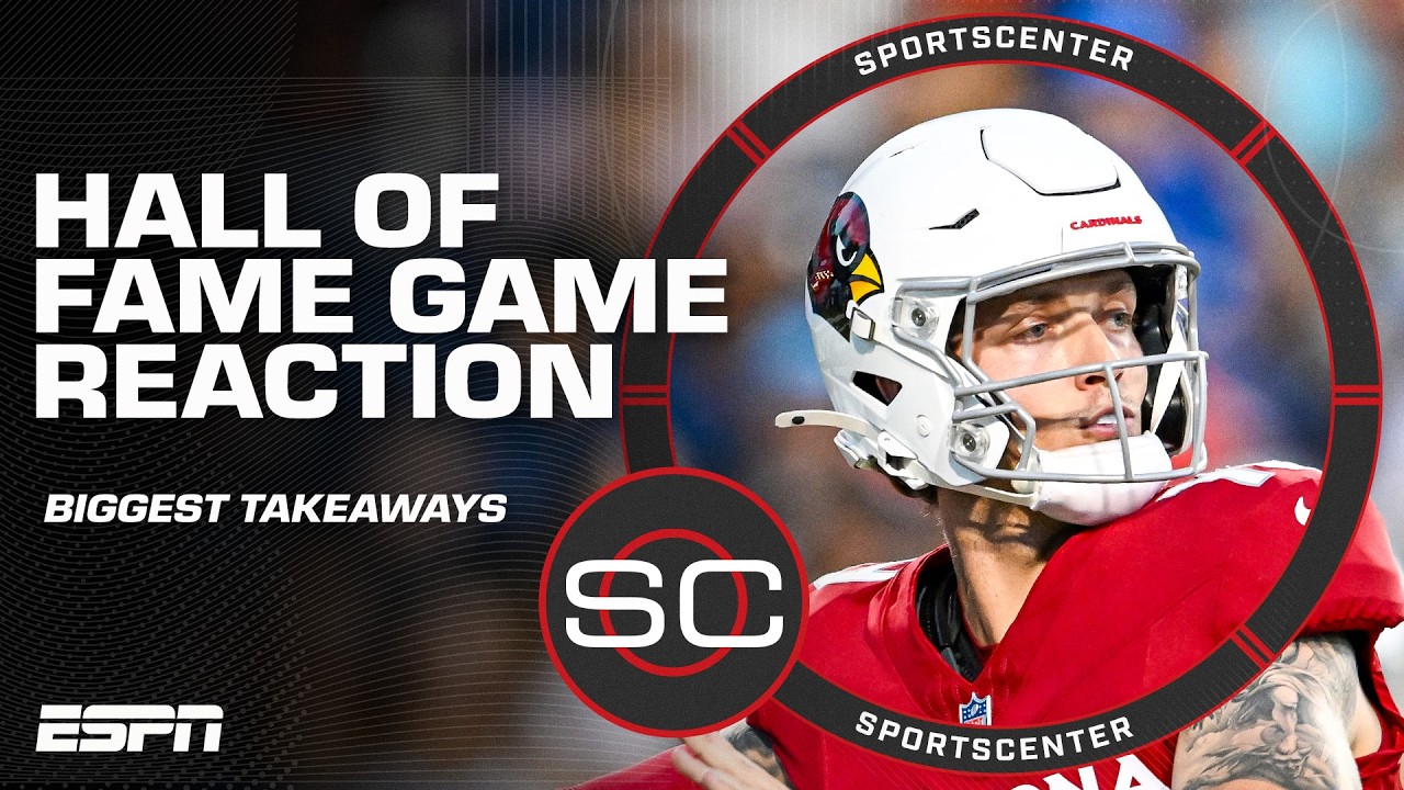 Should Carson Beck start for the Cardinals? 👀 Hall of Fame Game REACTION | SportsCenter