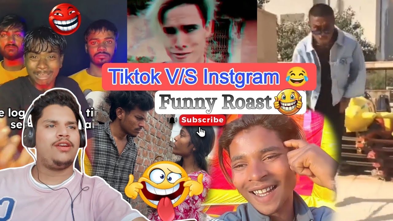 Who is the best creators || Tiktok v/s Instgram ||  😂🔚 #reelsinstagram #tiktokviral 