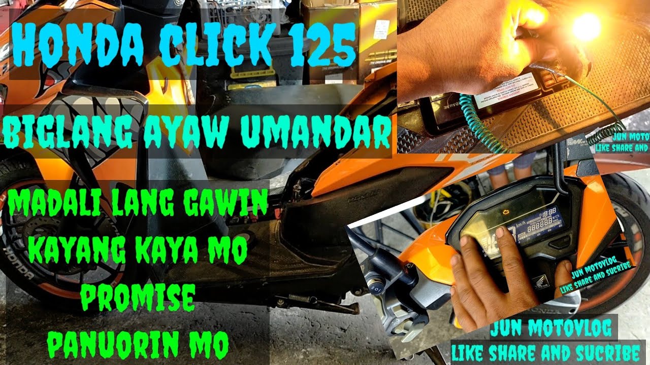 Honda click 125 ayaw umandar