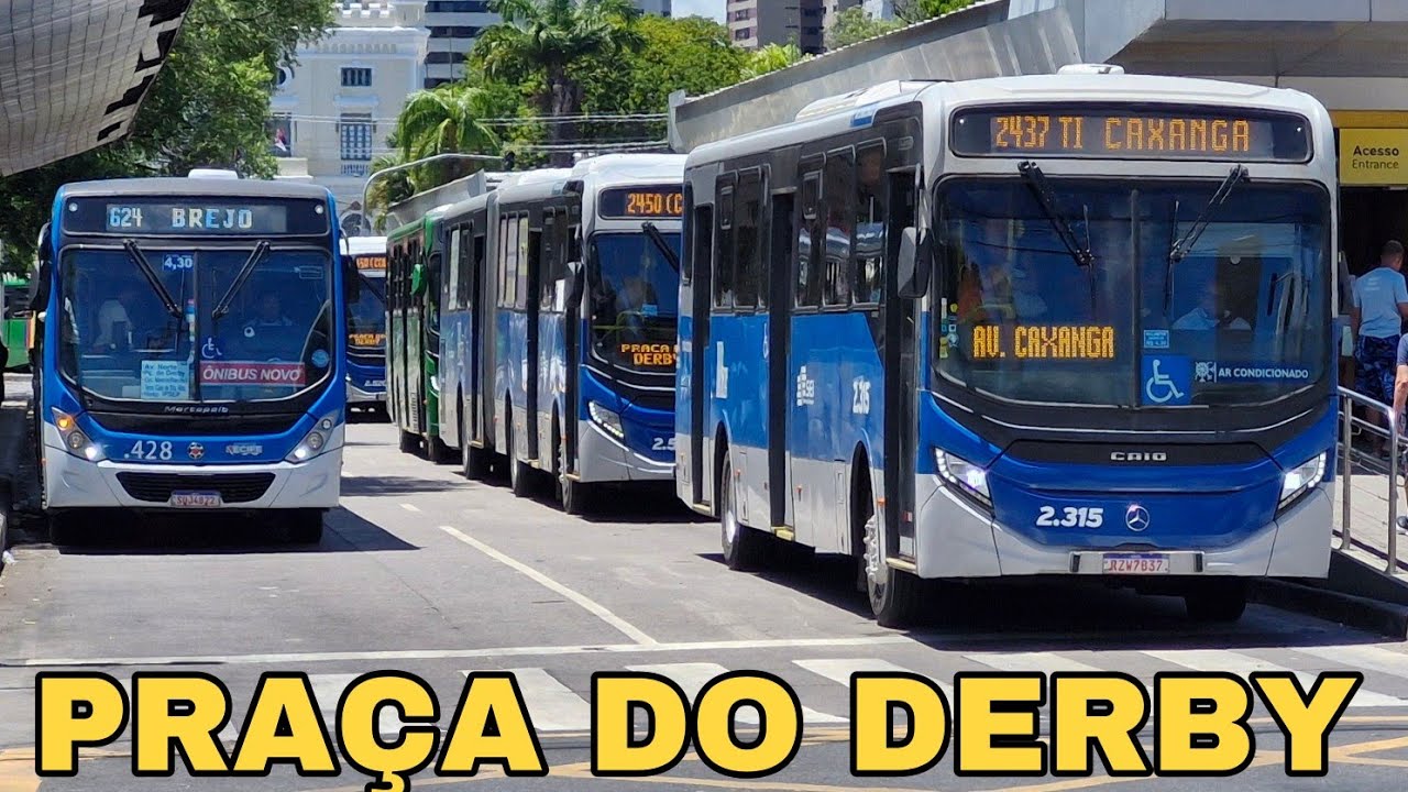 PRAÇA DO DERBY-MOVIMENTAÇÃO DE ÔNIBUS (RECIFE PE)