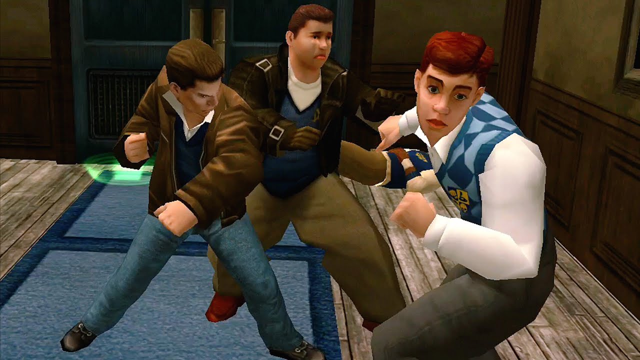 Bif Taylor vs Damon, Peanut and Hal Esposito [BULLY AE]
