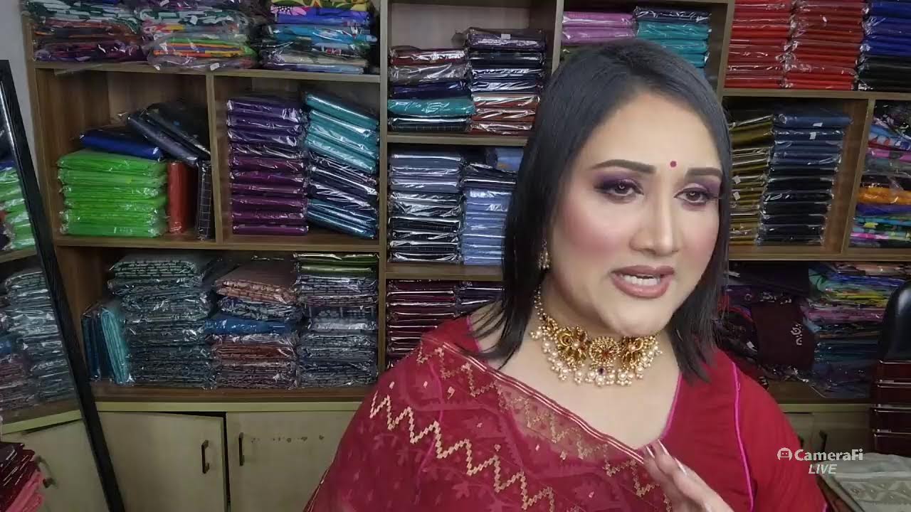 অরিজিনাল ঢাকাই জামদানী শাড়ির লাইভ ২০২৫ | Original Dhakai Jamdani Saree  2025 | Rong Polli - রঙপল্লী