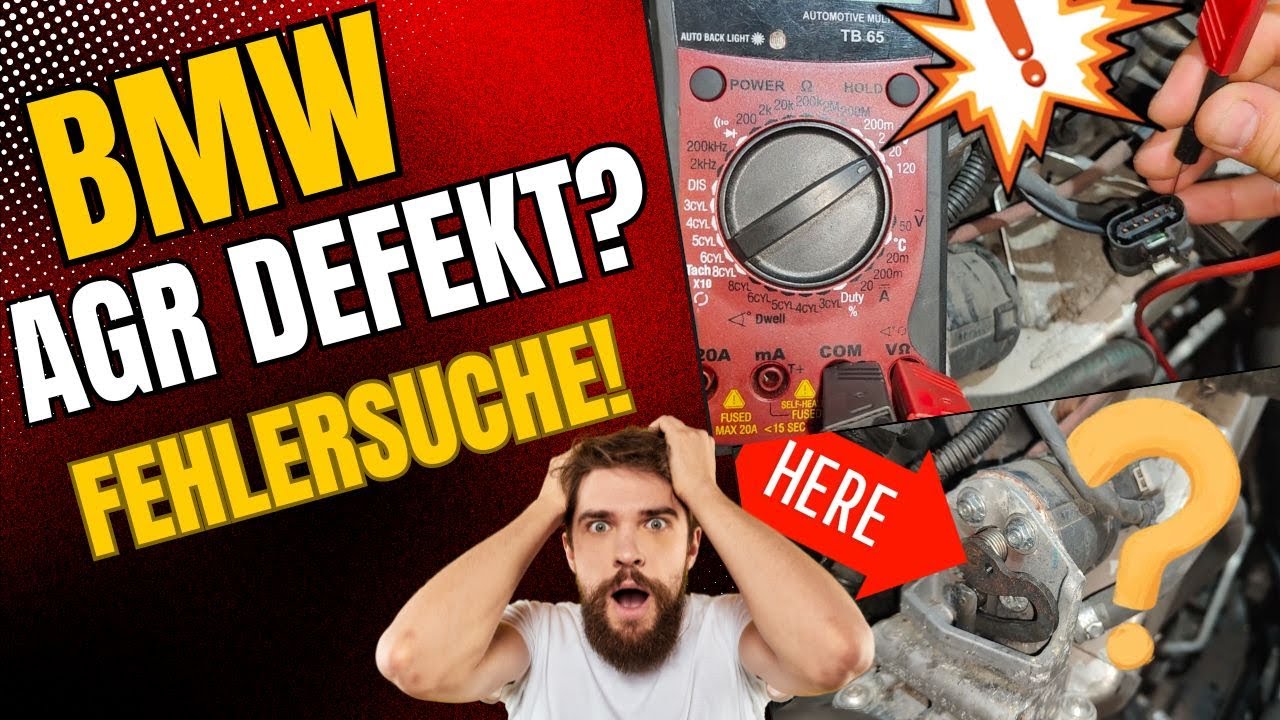 BMW AGR Fehler, 4CAE, P046C,4873, P2457, 40D4, 4868