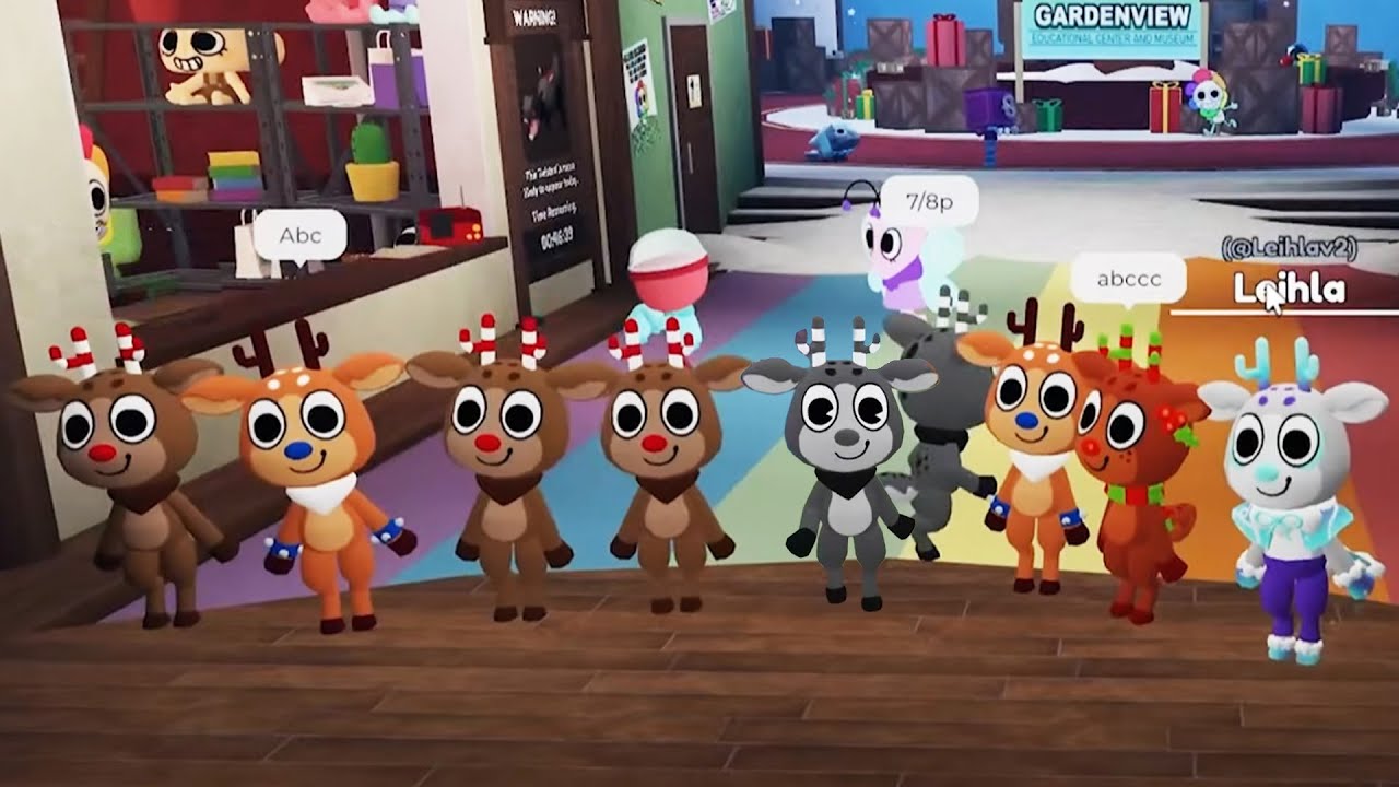 Wild Rudie Reindeer Run In Dandy's World