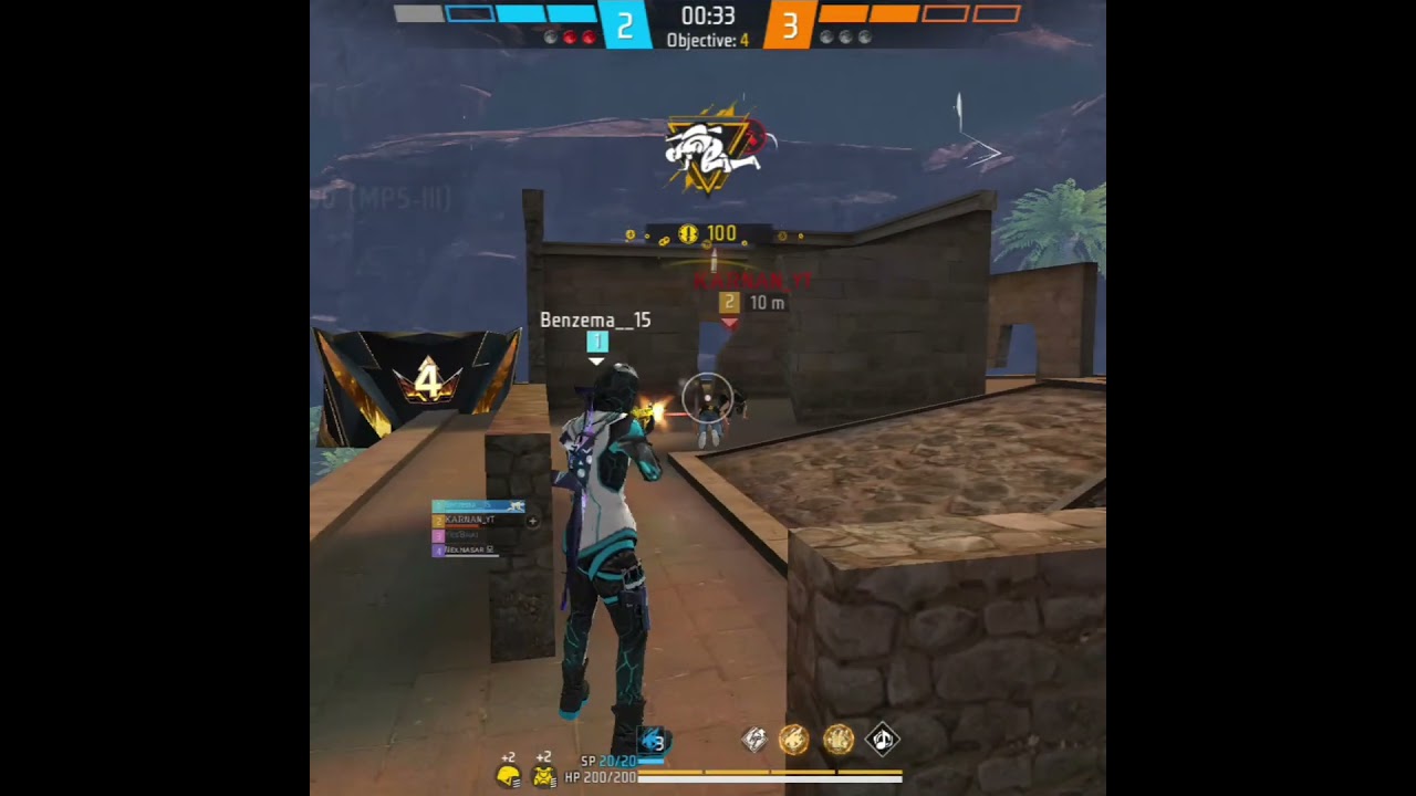 free fire knockdown  