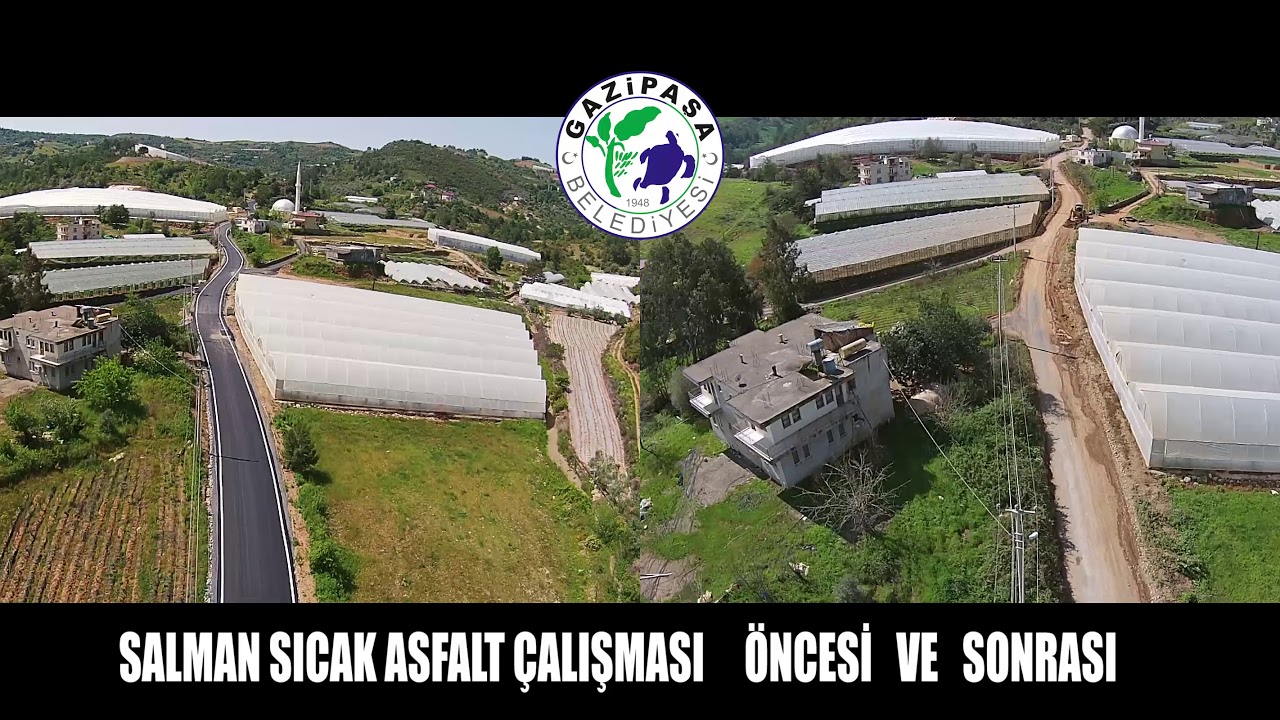 SALMAN MAHALLESİ SICAK ASFALT &Ccedil;ALIŞMASI &Ouml;NCESİ VE SONRASI