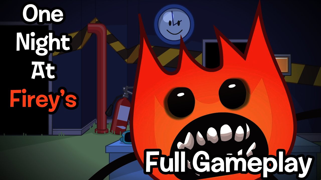 One Night At Firey's | Full Gameplay [FNAF Fan Games 2024]