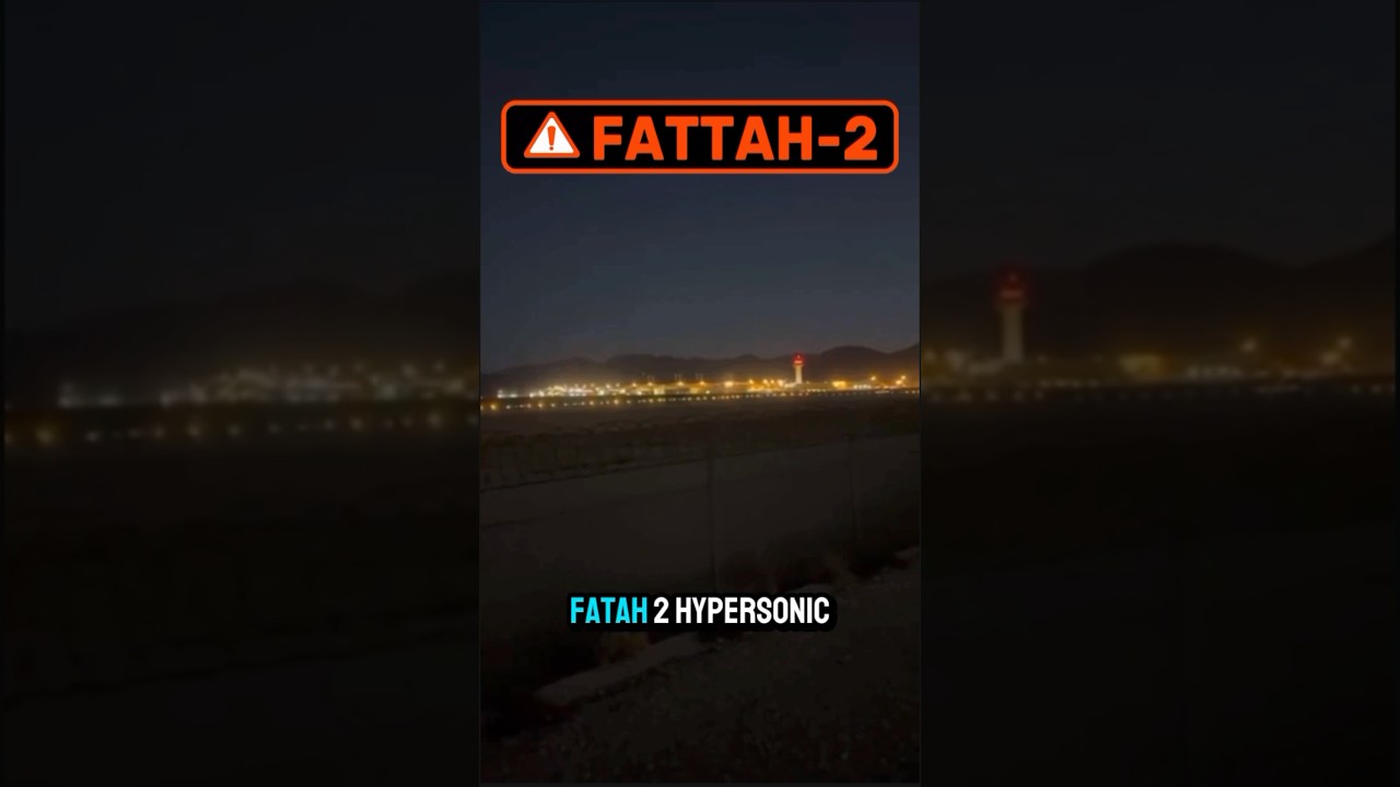 Iran Fires Fattah-2 Hypersonic Missile