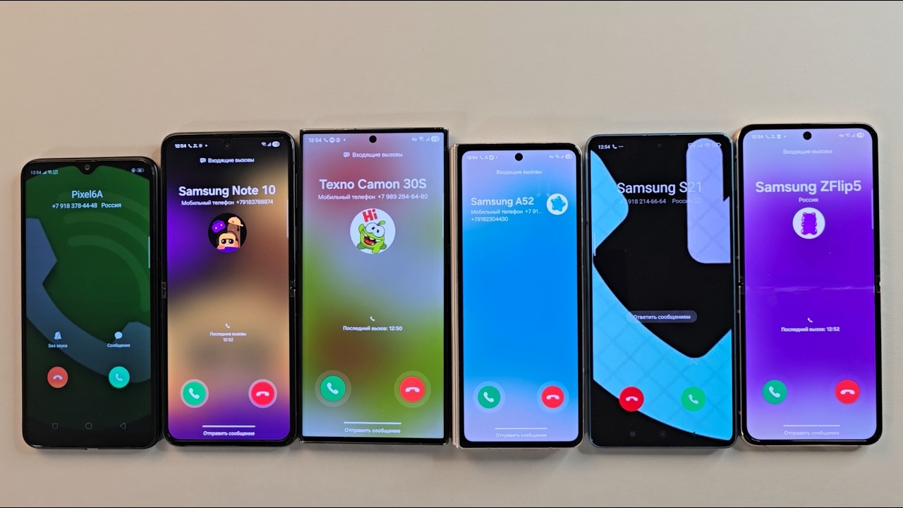 Samsung ZFlip3 Samsung S23u Samsung Fold4 PocoF5 Samsung ZFlip5 ZFlip3 Guess Who Incoming calling