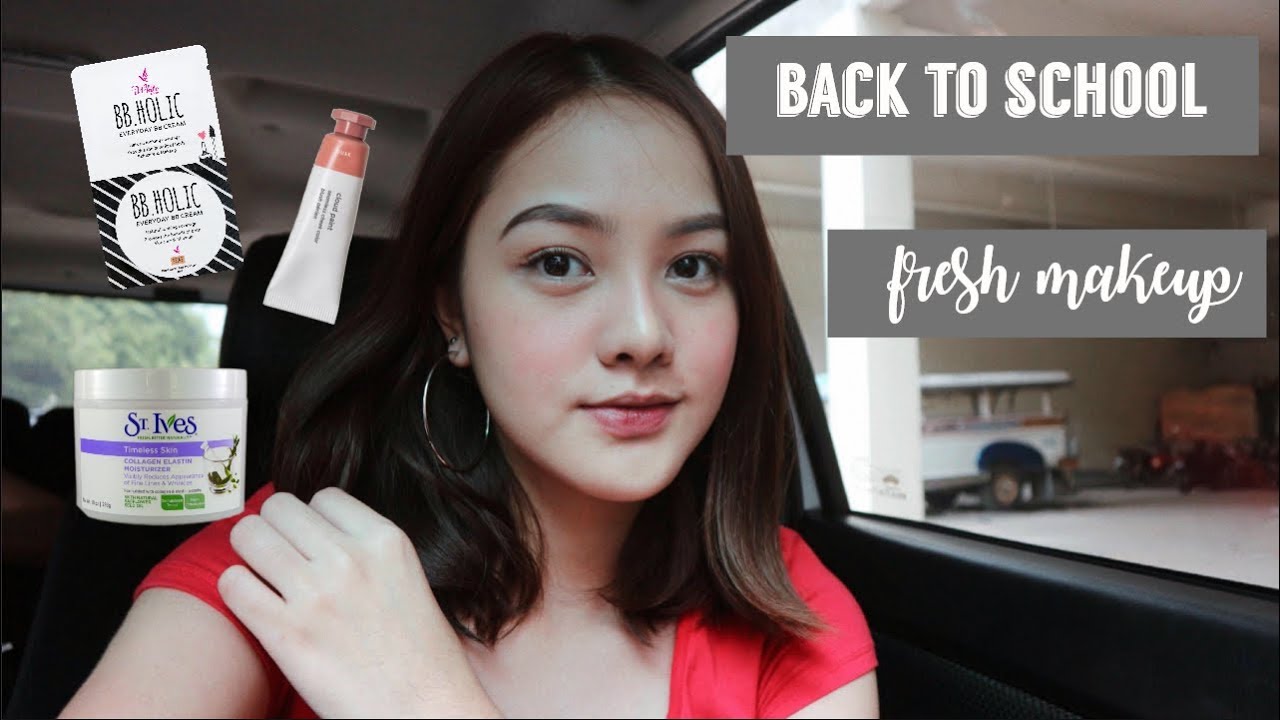 BACK TO SCHOOL MAKEUP TUTORIAL (EASY 5 MINUTE MAKEUP) | TnyaaSofia