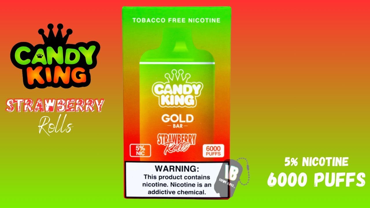 Candy King Gold Bar Disposable | 6000 Puffs