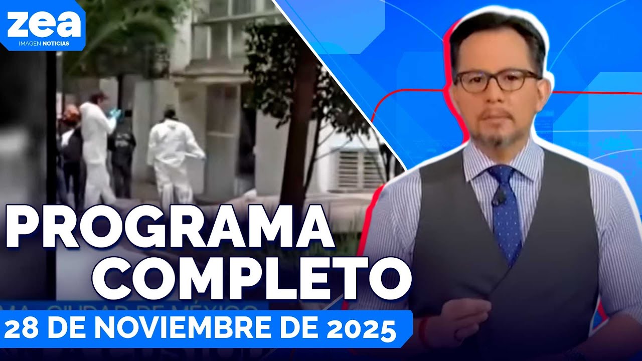 Noticias con Francisco Zea | Programa completo 28 de noviembre de 2025