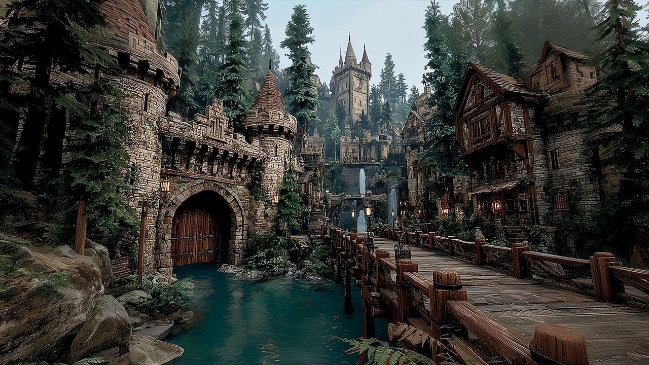 Enchanted Celtic Kingdom | Medieval Fantasy Music & Relaxing Animated Ambience
