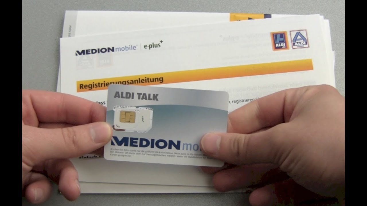 ALDI Talk SIM Karte Starterset Unboxing