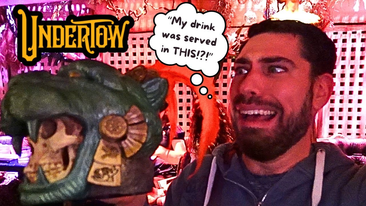 A Night at UNDERTOW! - Immersive Tiki Bar with Jaguar Heads, Sunken Ships & Indoor Thunderstorms!