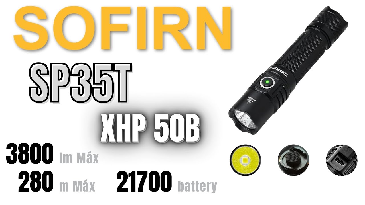 Lanterna Sofirn SP35T | LED XHP 50B