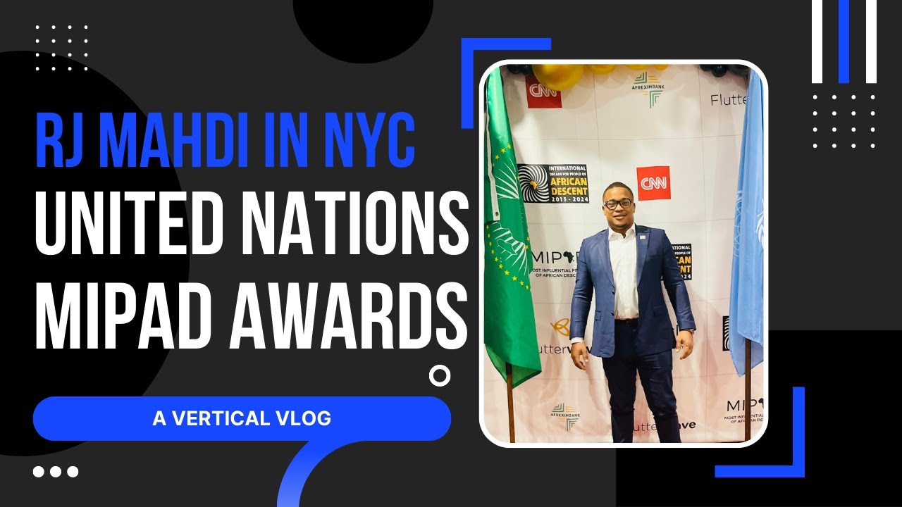 RJ IN NYC: UNITED NATIONS GENERAL ASSEMBLY & MIPAD AWARDS