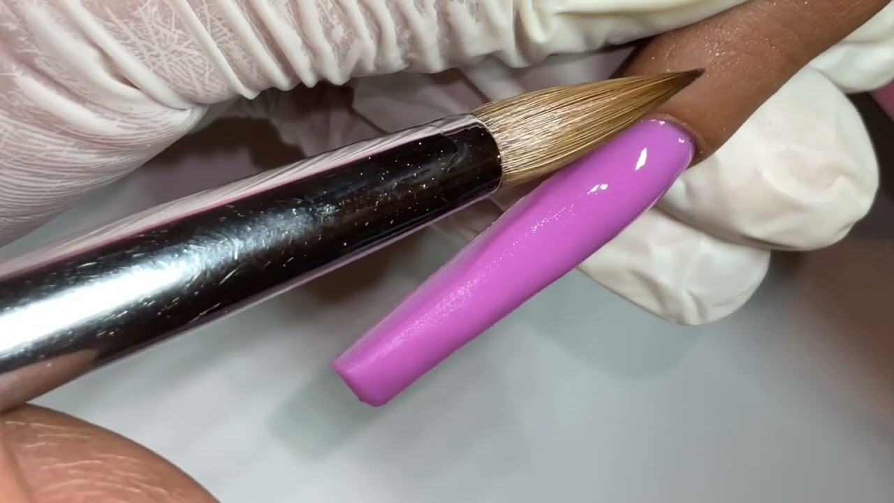 How to apply acrylic for beginners | Acrylic Application | Beginner Acrylic Practice Tutorial