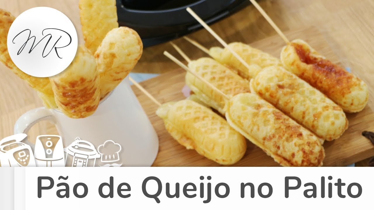 Pão de Queijo no Palito na Crepeira - Maurício Rodrigues