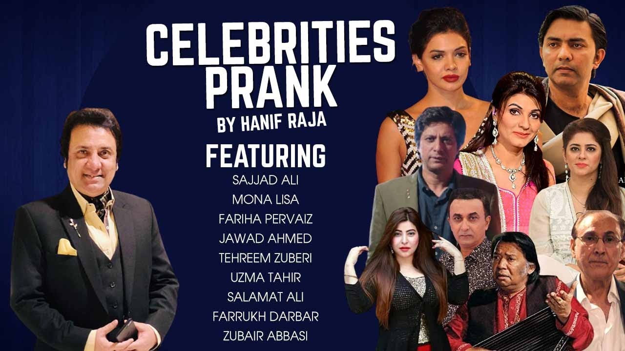 Prank with many celebrities before concert on back stage | Hanif Raja