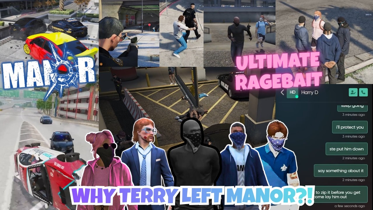 What Made Terry Leave Manor?! // Manor RageBait Terry During a Chase | MULTIPOV  NOPIXEL 4.0 GTA RP