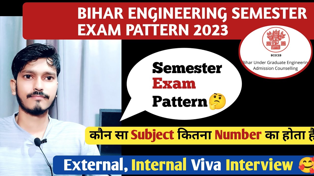 🔥Bihar Semester Exam Pattern 2024 | External Internal Viva कौन से Subject कितने Marks का होता है।