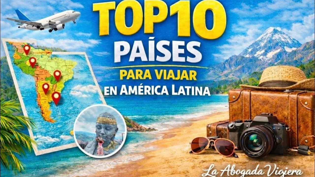 TOP 10 países para viajar en América Latina 🇱🇦✈️ | Imperdibles