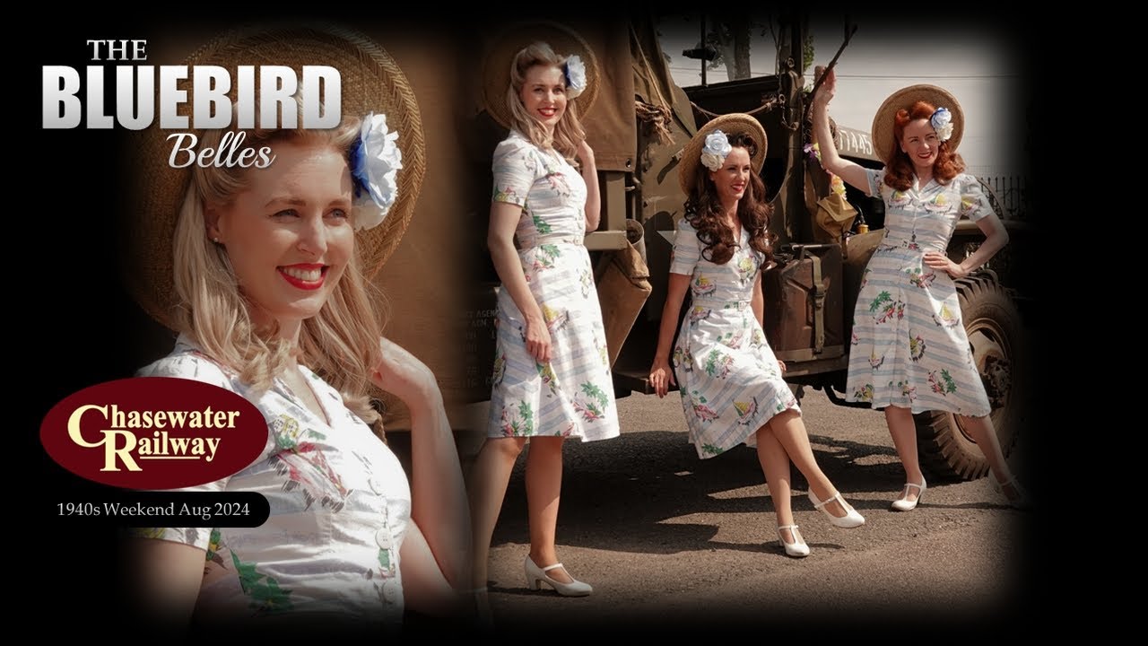 Chasewater Railway 1940s. Aug 2024. The Bluebird Belles