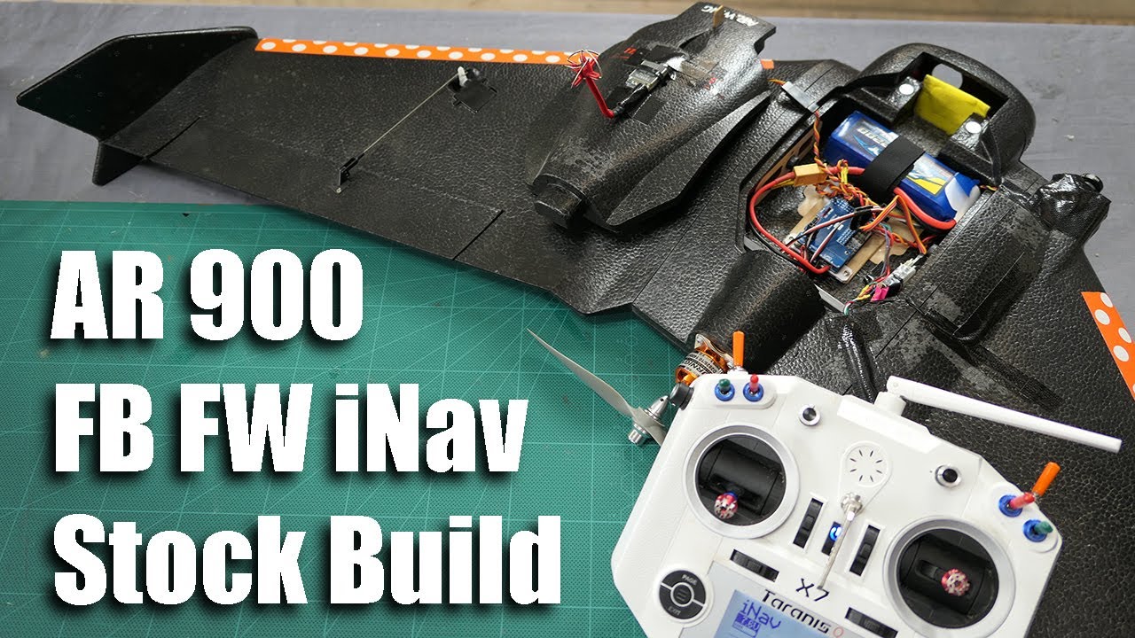 AR900 Wing iNav Fixed Wing FB Group stock build