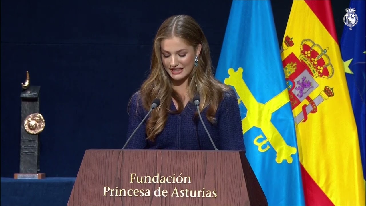 Palabras de S.A.R. la Princesa de Asturias en la entrega de los Premios Princesa de Asturias 2023