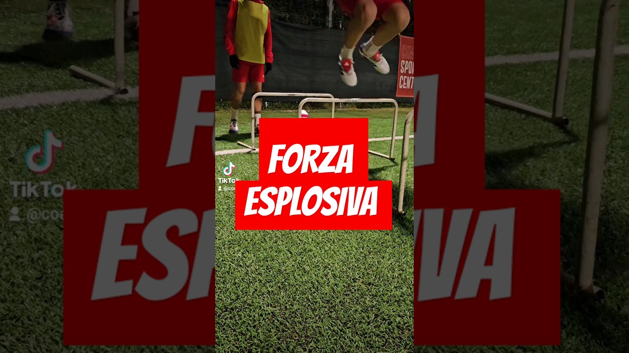 Forza esplosiva #calcio #allenamento #giovanissimi #training #ostacoli #milano #Roma #Italia #skills