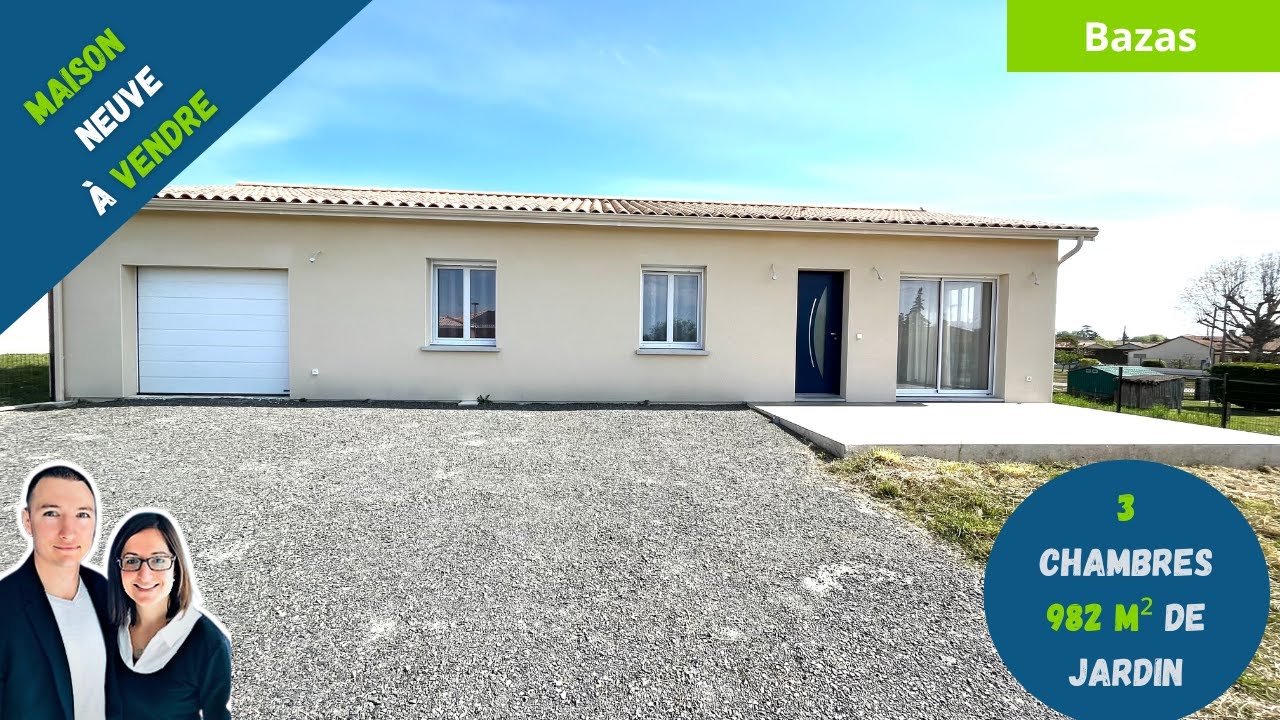 Maison contemporaine neuve &agrave; vendre - 33430 Bazas