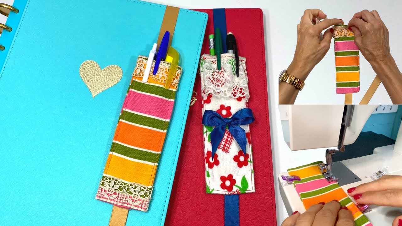 SEW PLANNER PEN POCKETS TUTORIAL
