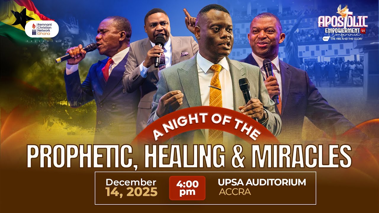 DAY 3 (PROPHETIC, HEALING & MIRACLE NIGHT) || AEC '25 || THE FIRE & THE GLORY || 14TH DECEMBER, 2025
